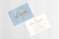 Blauw met bronzen leeuw Blauw met bronzen leeuw